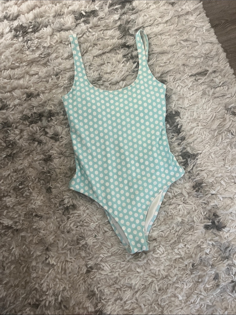 Aerie polka a dot one piece swimsuit
